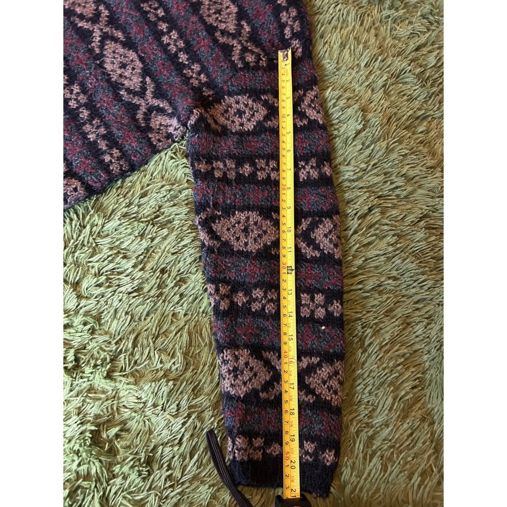 Paul Harris Design Vintage Sweater Med Mohair Blend Vintage Nordic Fair Isle - Picture 4 of 7